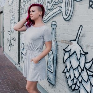 Grey Spring Fever Dress